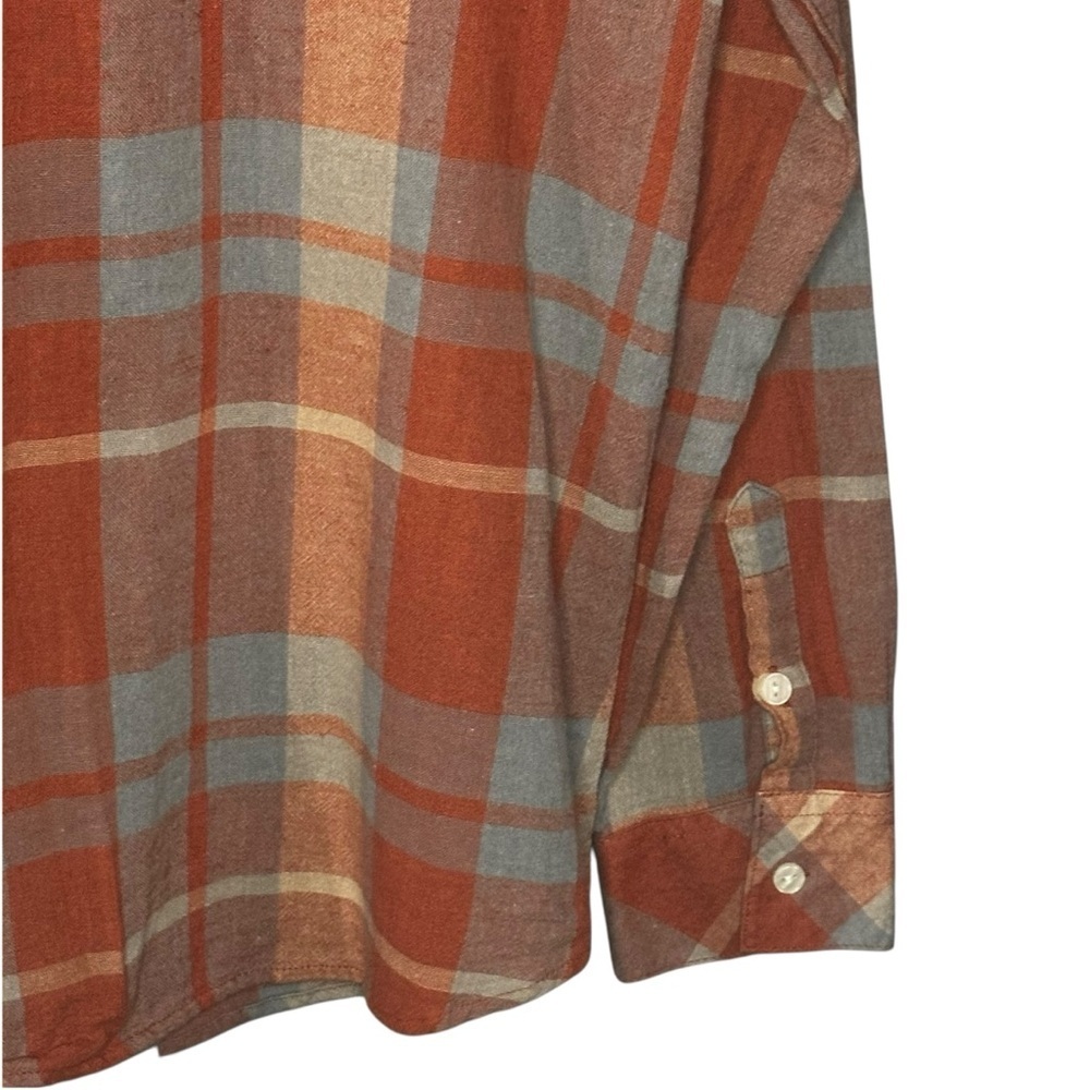 Sanctuary Plaid Buttondown Shirt Size Medium - Picture 3 of 11